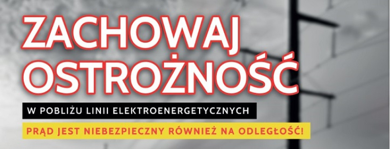 Zachowaj ostrożność plakat